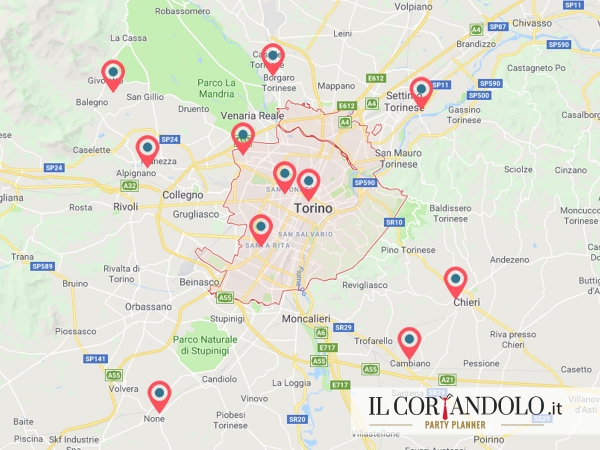 Le migliori location e sale per feste ed eventi dove festeggiare il compleanno a Torino